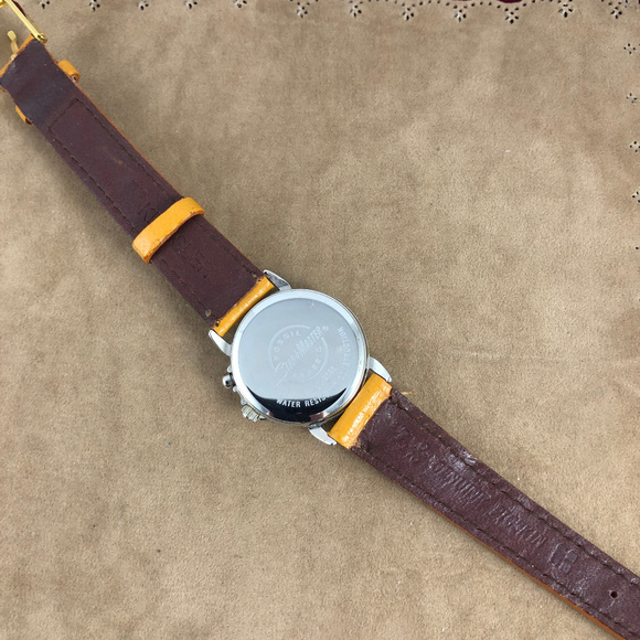 Vintage Fossil StarMaster 2 tone new tan strap main image 5